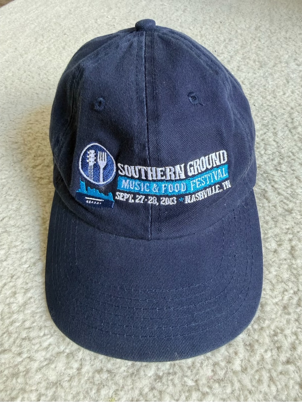 Vineyard Vines Southern Ground Music Food Festival Baseball Cap Hat Nashville